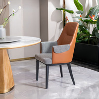 Table Basse Ronde Pivotante de Luxe Moderne en Pierre Frittée pour 6 Personnes, Pieds Métalliques, Écologique et Durable pour Restaurants