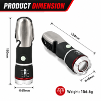Lampe torche LED multifonction, alimentée par batterie, portable, torche d'urgence pour le camping, la réparation automobile en extérieur