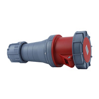 5Pin 125A CEE industriel mâle femelle prise ensemble étanche à la poussière IP67 rouge housse de protection