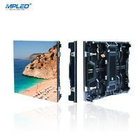 Layar LED Lengkung 3D untuk Panggung dengan Prosesor Video P3.91/P4.81, Ukuran Layar 500x500mm