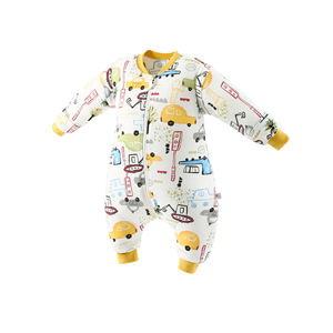 Sac de couchage d'hiver pour bébé avec pieds, couverture portable et détachable, sac de couchage à <span class=keywords><strong>manches</strong></span> <span class=keywords><strong>longues</strong></span> - Product Image 6