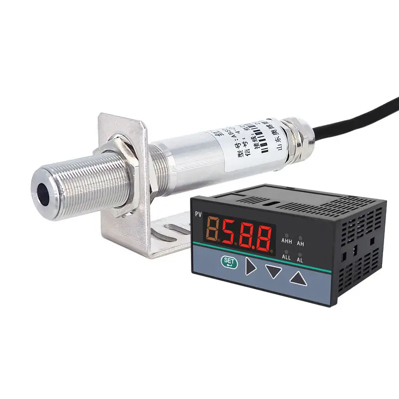 Infrarood Temperatuursensor Industriële Thermometer Contactloze Zender Online Infrarood Temperatuur Meetsonde 4-20ma