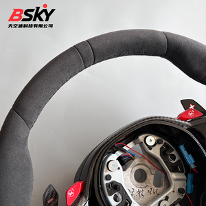 <span class=keywords><strong>Volante</strong></span> de Cuero y Fibra de Carbono para <span class=keywords><strong>BMW</strong></span> G30 G31 G32 X3 G01 X4 G02 M2 G87 M3 G80 M4 G82 G42 G20 LCI M5 F10 F30 F90 G11 - Product Image 2