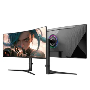 Advanced 34 Inch 4K 165Hz Curved Gaming Monitor with Frameless Design and Crystal Clear Display