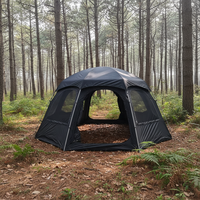 Nouvelle tente de camping gonflable double couche en coton quatre saisons, modèle DYI-052 de la marque DY, très populaire, avec deux chambres, type abri-cabane.