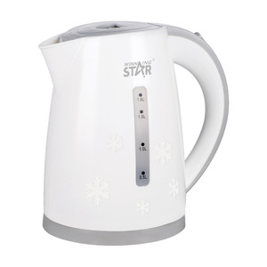 Winning Star Electric Kettle 1.8L White Stainless Steel UK EU Plug Household Use - Product Image 3