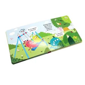 popular overseas cardboard board book on demand high quality children/kid book printing house