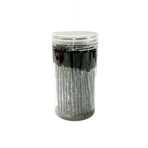 Cepillo de limpieza de extensión de pestañas de silicona Crystal Spoolies Mascara con cosméticos de maquillaje de brillo de nailon - Product Image 5