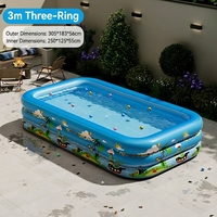 Piscine gonflable en PVC écologique épaissi pour enfants, bébés, nourrissons et adultes - Grande piscine pliable pour jeux aquatiques