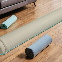 Rouleau de massage en mousse de cuir pour yoga et étirements, 98 cm, 7 couleurs, type long, ferme, unisexe, portable, pour entraînement à domicile
