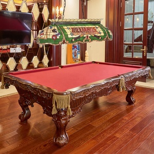 Hand-Crafted 55 ''Tiffany kính màu cắt hồ bơi bảng ánh sáng 6-Light Snooker và phòng bi-a Đèn chùm Sản xuất tại Trung Quốc - Product Image 5