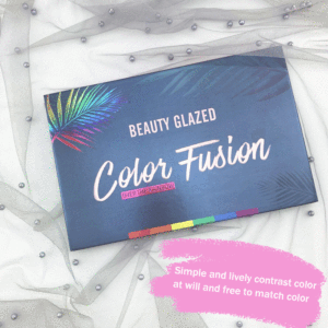 บิวตี้ เกลซเซด พาเลทอายแชโดว์ 39 สี เรนโบว์ เนื้อแมทท์ วิ้งค์ระยิบระยับ สีสันสดใส เมคอัพสุดหรู พาเลทอายแชโดว์ - Product Image 2