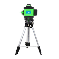 Meilleur niveau laser vert 360 niveau laser 16 lignes avec trépied