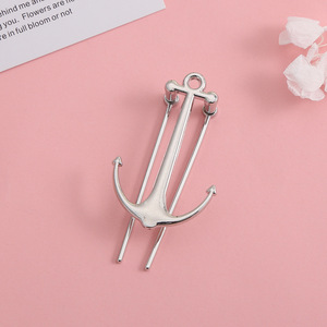 Nouveau métal Double pôle <span class=keywords><strong>ancre</strong></span> signet créatif personnalisé bricolage étudiant Page Clip signet manuel marque de séparation - Product Image 3