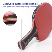 Raquette de tennis de table professionnelle en bois LOKI K Series 6 étoiles, vente en gros