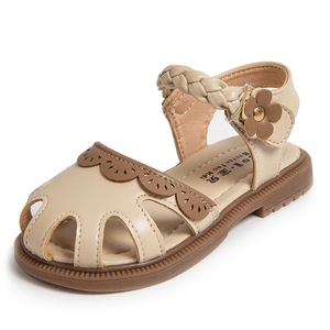 Sandales d'été à semelle souple pour tout-petits, style princesse, avec fleurs personnalisées, antidérapantes, pour les premiers pas des bébés - Product Image 5