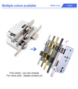 A35ZP rullo Rock blocco del corpo fabbrica resistente Anti-furto mortasa per interno porta di fumo in acciaio 70mm chiave di sblocco impermeabile - Product Image 5