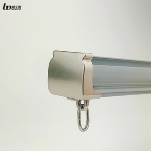 <span class=keywords><strong>Riel</strong></span> <span class=keywords><strong>de</strong></span> Cortina <span class=keywords><strong>de</strong></span> Aluminio para Venta al por Mayor, para Hoteles, Hogares y Oficinas, con Accesorios, Cinta para Cortinas Plisadas, para Ventanas - Product Image 3