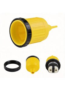 Cubierta Protectora Impermeable de 30A 125V para Enchufe con Bloqueo L5-30, Conector de Cable de Alimentación para Autocaravanas, Barcos y Embarcaciones - Product Image 4
