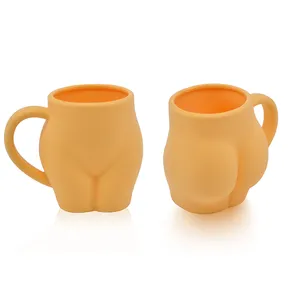 Tazza di Silicone per il culo divertente tazza a forma di tazza tazze da caffè infrangibili tazze da bere