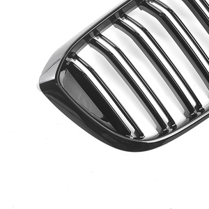 Reemplazo de Parrilla Delantera Negra Brillante de Doble Línea para BMW X3, ABS, para Modelos 2018-2021 G01 - Product Image 4