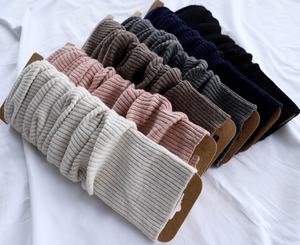 Mulher Mulheres Senhoras Meninas Meninas Misturado De Lã Rib Malha Moda Alta Qualidade Legwarmer 48cm em Estoque Atacado - Product Image 3