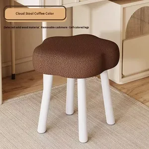 Đám mây trang điểm hiện đại Phân kem phong cách bàn trang điểm phân cô gái phòng ngủ gỗ rắn cao cấp đơn giản nghệ thuật móng tay phân đặc biệt - Product Image 6