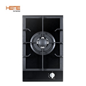 Cocina de Gas Empotrada de un Solo Quemador con Encendido Electrónico y Función Tradicional de Cristal - Product Image 1