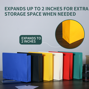 Amaon Trong Kho Áo Khoác Hồ Sơ 2 Inch Bìa Cắt Thẳng Được Gia Cố Bìa Hồ Sơ Mở Rộng Chữ Cái Nặng - Product Image 5