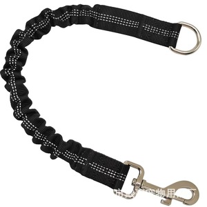 Laisse pour chien rouge élastique extensible avec clip métallique pour promener les animaux - Product Image 5