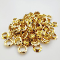 Œillet en laiton à pression Acme de 12 mm de diamètre intérieur avec outil d'installation pour boucle de bâche et toile à trous ronds