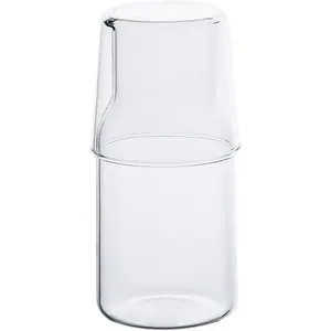 Оптовая продажа, прозрачный стеклянный чайник, одна чашка, один горшок для личного использования в молочных целях