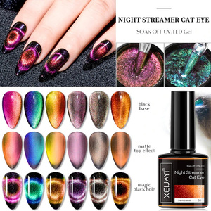 8ml Disco clignotant chat magnétique Gel <span class=keywords><strong>vernis</strong></span> à ongles réfléchissant paillettes arc-en-ciel effet oeil de chat tremper <span class=keywords><strong>semi</strong></span>-<span class=keywords><strong>permanent</strong></span> <span class=keywords><strong>vernis</strong></span> à ongles - Product Image 3