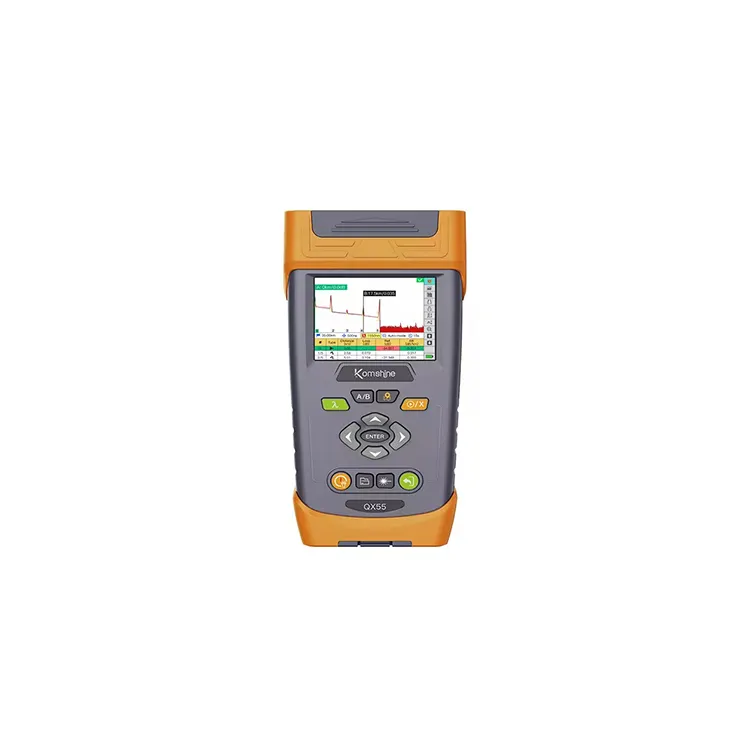 Dhl-Ups Hyperbolische Weergave 1310/1550nm Met Vfl Vermogensmeter Lichtbron Pon Mini Sm 1310/1550/1625nm 32db Qx55 Otdr