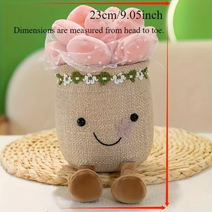 5 piezas de muñecas de plantas en maceta suculentas, juguetes de peluche, decoraciones de escritorio e interiores, muñecas lindas, decoración del hogar - Product Image 4