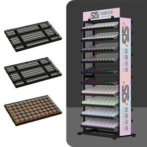 Estante Metálico de Varias Alturas de Buena Calidad Directamente de Fábrica para Exhibición de Esmalte de Uñas en Tiendas - Product Image 5