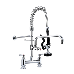 <span class=keywords><strong>Robinet</strong></span> oscillant moderne et minimaliste sous évier, en cuivre, pour eau froide et chaude, style court, avec douchette de lavage pour <span class=keywords><strong>vaisselle</strong></span>, idéal pour cuisine d'hôtel - Product Image 3