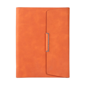 Carnet de notes promotionnel A5 en cuir rétro avec logo personnalisé et boucle, idéal pour les entreprises - Product Image 6