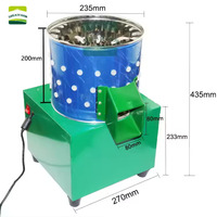 Machine à Plumer les Poulets Type-60, Mini Dépileuse de Volaille pour l'Épilation des Plumes