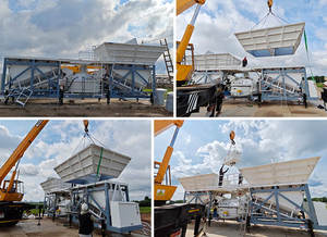 Planta Móvil de Dosificación y Mezcla de Concreto SDDOM de 35m³/h |   Planta Mezcladora de Cemento Automática Pequeña con Silo - Product Image 3