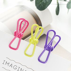 Juego de 10 Pinzas Metálicas Multifuncionales de Colores, Antideslizantes, para Fijar Fotos, Secar Ropa, a Prueba de Viento, para Sellar Bolsas de Alimentos - Product Image 4