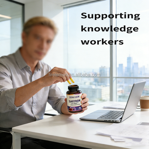 OEM/ODM Saffraanextract <span class=keywords><strong>Capsules</strong></span> Natuurlijk Supplement voor de Gezondheid van het Brein voor Kenniswerkers en Mensen van Middelbare Leeftijd/Ouderen - Product Image 5