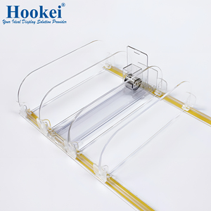 Hệ thống đẩy hàng bằng lò xo có thể điều chỉnh, giá trưng bày thuốc lá bằng nhựa siêu thị - Product Image 3