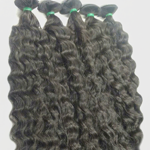 Extensions de cheveux humains Remy vierges indiens bouclés profonds, tissage cutané, origine indonésienne, 8-32 pouces, résistantes à la chute, douces et brillantes - Product Image 1