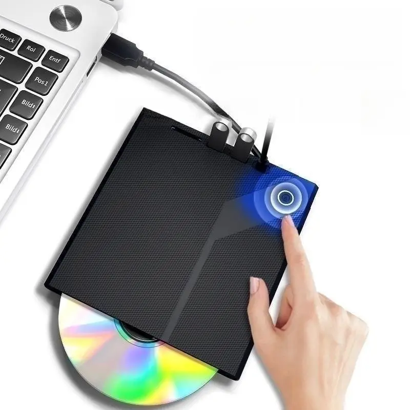 Reproductor de DVD portátil y tipo C, unidad externa USB de 3,0 DVrit