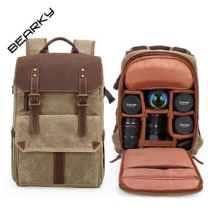 <span class=keywords><strong>Sac</strong></span> <span class=keywords><strong>à</strong></span> <span class=keywords><strong>Dos</strong></span> Appareil Photo BEARKY Étanche pour DSLR SLR Appareil Hybride Professionnel, <span class=keywords><strong>Sac</strong></span> de Voyage pour Appareil Photo en Plein Air - Product Image 2