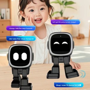 [2026 Nouveau] <span class=keywords><strong>Robot</strong></span> Compagnon de Bureau Emo AI : Interaction Vocale Émotionnelle & Animal de Compagnie Électronique Intelligent pour Décoration de Bureau & Cadeau pour Enfants - Product Image 3
