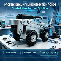 Robot caméra d'inspection de canalisations 4K HD avec câble de 50M-300M pour l'étude des canalisations municipales et industrielles