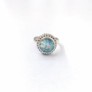 Anillo de Cuarzo Azul, Plata de Ley 925, Anillo de Piedra Preciosa, Cuarzo Azul, Colección Hecha a Mano, Anillos Finos, Joyería de Plata, Precio al por Mayor - Product Image 3