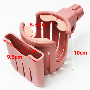Porte-gobelet pour poussette, porte-bouteille pour <span class=keywords><strong>vélo</strong></span>, 2 en 1, porte-bouteille d'eau et support pour téléphone, accessoires pour <span class=keywords><strong>fauteuil</strong></span> <span class=keywords><strong>roulant</strong></span>/poussette pour <span class=keywords><strong>vélo</strong></span> - Product Image 2